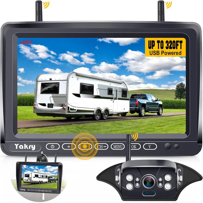 Yakry RV Backup Camera Wireless Plug and Play